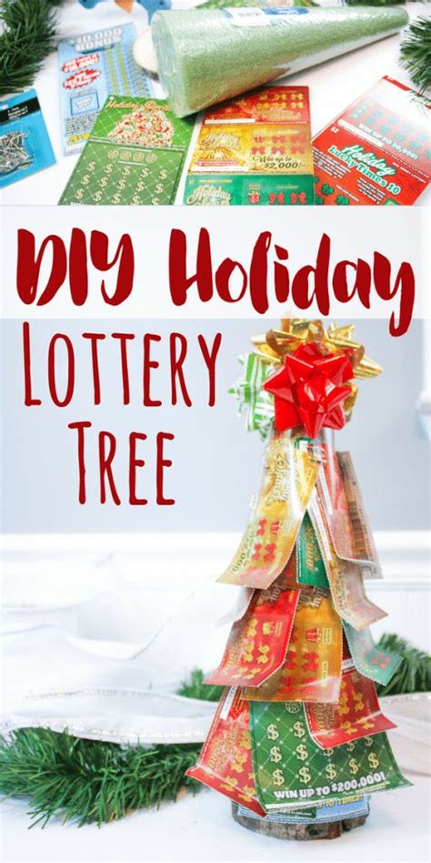 how to make a lottery ticket tree|How to make a lottery ticket Christmas tree – .